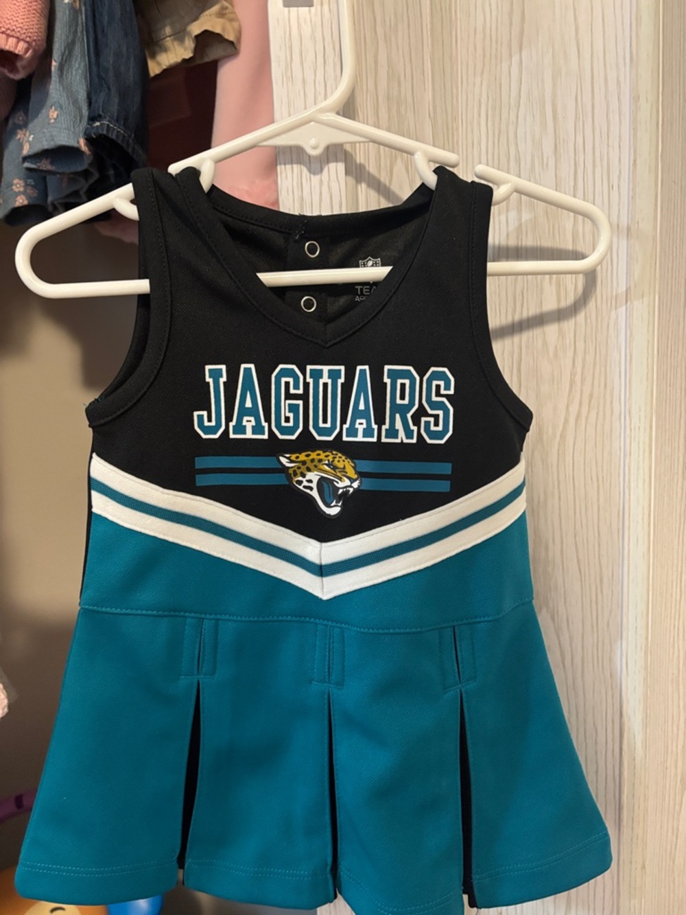 Infant Jaguars Team Tank Dress - Teal & Black
